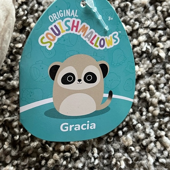 Squishmallows Tan and Cream Panda Plush - Picture 5 of 6